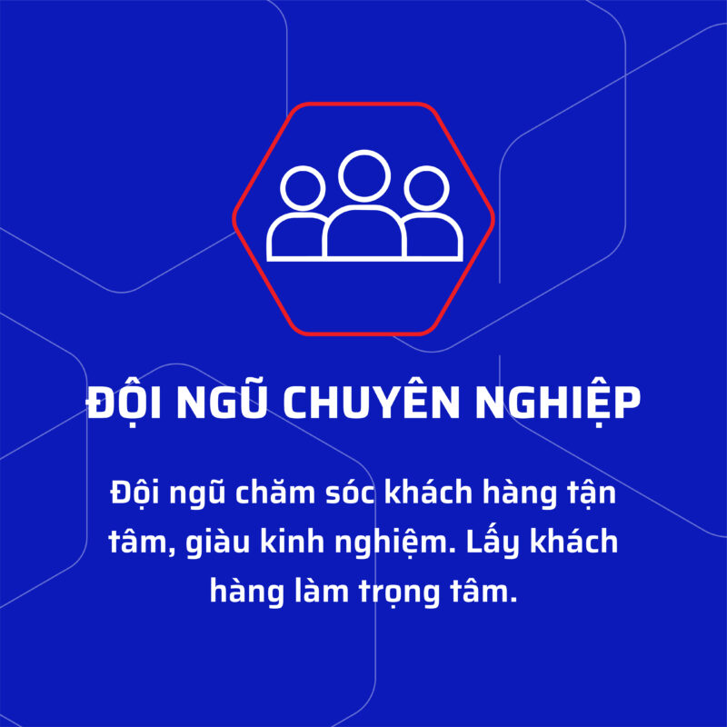 Đội ngũ chuyên nghiệp